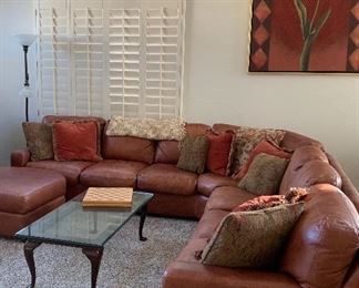 Arizona Leather Sectional