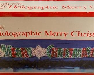 Holographic Merry Christmas