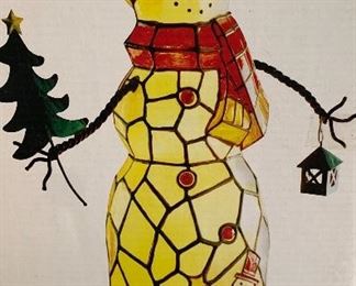 Lighted Snowman Small