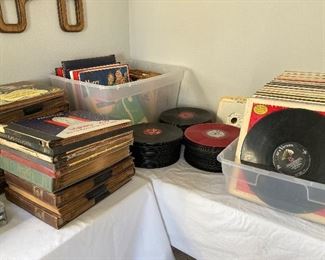 LPs and 78s