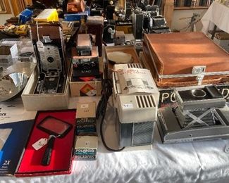 vintage cameras and accessories