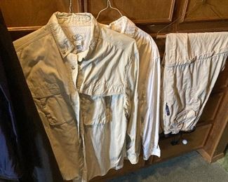 LL Bean fishing wear