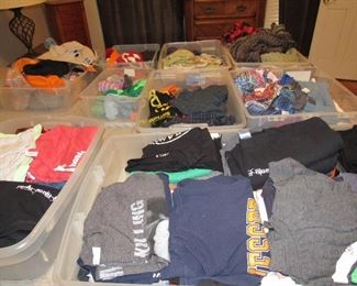 More clothes- t shirts, swimsuits, scarfs, hats, workout clothes
