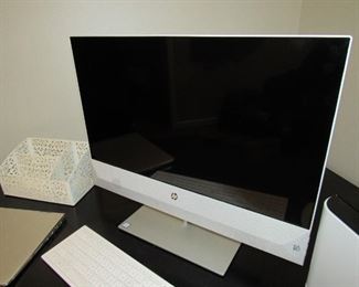 24" HP All in one desktop computer with touch screen