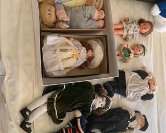 Collection of dolls