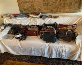 lots of quality handbags