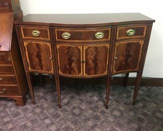 Hickory & White Flamed Mahogany Server