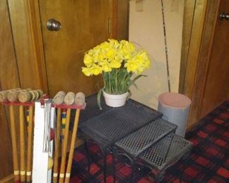 Vintage croquet set