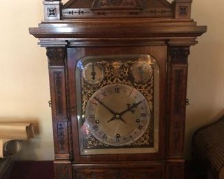 Winterhalder and Hofmier German bracket clock, Westminster chimes c.1890