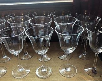 Lenox crystal stemware 