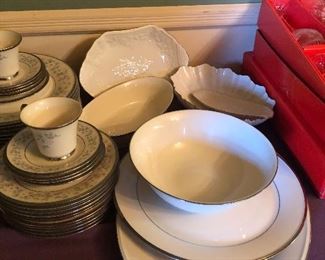 Lenox china serving pieces 