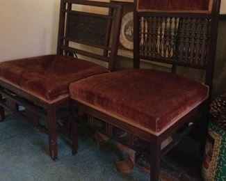 Victorian chairs 