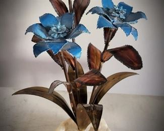 *SOLD* Mid-Century metal sculpture