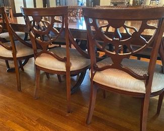 GORGEOUS SET OF 12 MAHOGANY CHAIRS