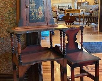 TWO PIECE TELEPHONE STAND 
