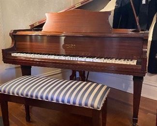 WONDERFUL GEORGE STECK BABY GRAND FROM 1953 - Our Piano Expert Bob sums up on his written inspection report: "I owned a George Steck exactly like this one. One of my favorite brands. Made in East Rochester, New York"