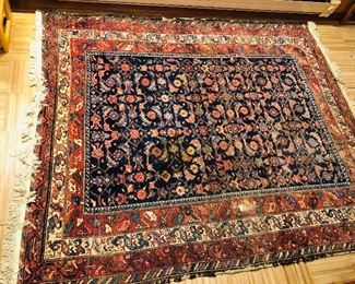 Tribal rug (63 x 80”) - as found