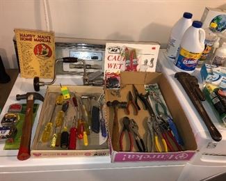 Hand tools & cleaning supplies