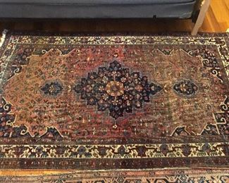 Sarouk Farahan rug (50” x 83”) - visible wear