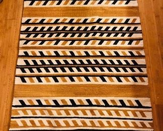 Circa 1960s Navajo Chinle "Revival Style" rug, hand spun wool (38.5” x 60.5”)