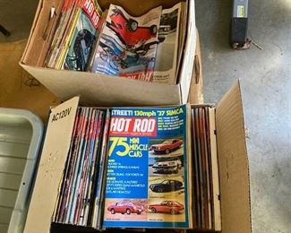 Vintage Hot Rod magazines