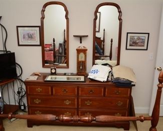 matching Dixie dresser and double wall mirrors