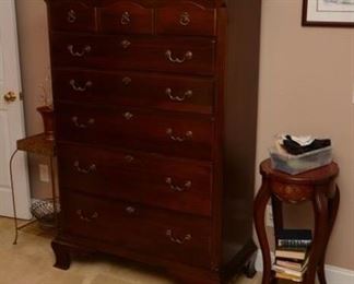 matching chest of drawers, side tables, gloves, Mangum