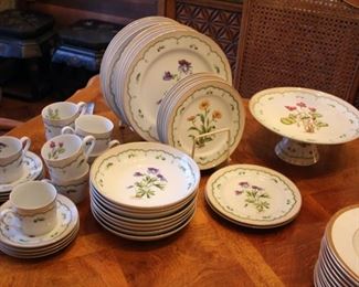 Georges Briard "Victorian Gardens" dinner set - service for 8