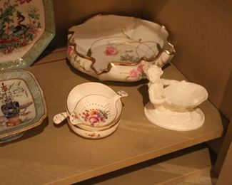 Royal Crown Derby tea strainers 