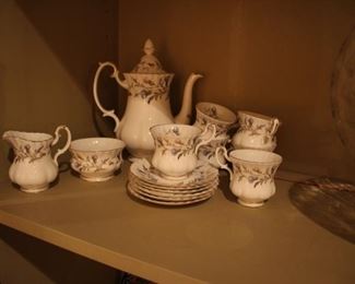 Royal Albert Brigadoon coffee set