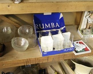 Thomas Rumba glass ware