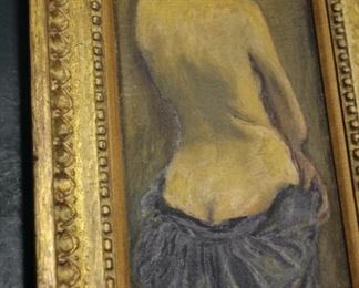 Raphael Soyer oil painting