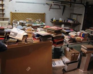 LOTS of books, sheet music, magazines.....