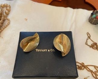 Tiffany 14k earrings