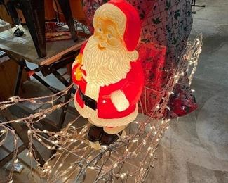 Santa blow mold 