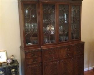 Beautiful Skandia Furniture Company hutch with fold-down secretary