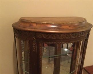 Top is glazed with a copper color.