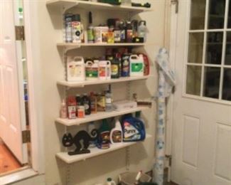 Garden and cleaning supplies