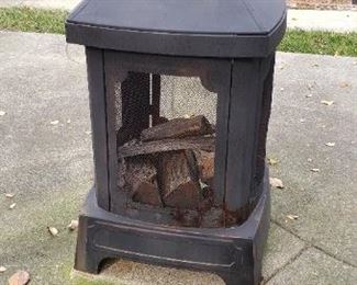 Large outdoor wood burner
