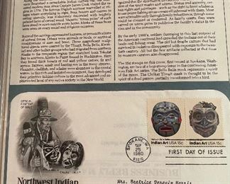 Assorted Stamp Collection in Binders