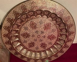 Brass Oversized Wall Hanging Decor'