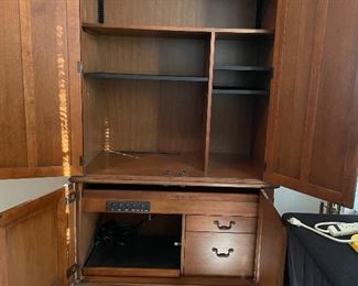 Armoire/Bedding Cabinet/Desk/Coffee Bar.  This Item is Located at the home in the Lakes and Still Available
