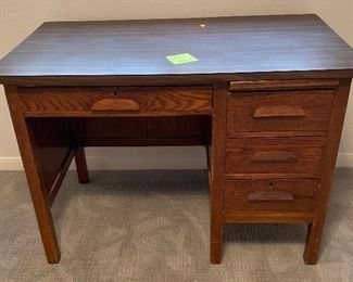 Antique All Solid Wood Desk/Teacher Desk