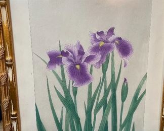 Signed & Framed Iris'