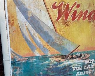 Poster "You Can't Change the Direction of the Wind But You Can Adjust Your Sails"