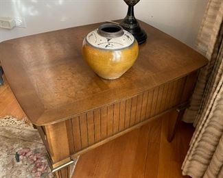 Mid Century 2-Drawer End Table (Photo 2 of 2)