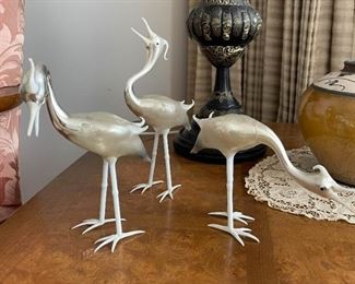 Hand Blown Glass Bird Figurines