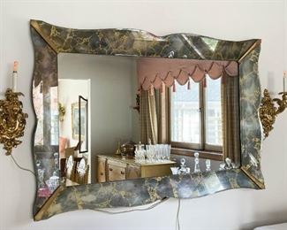 Fabulous Wall Mirror with Smokey Glass Frame (Photo 1 of 2)