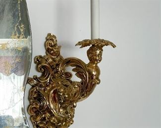 Pair of Electrified Wall Sconces (Photo 1 of 2)