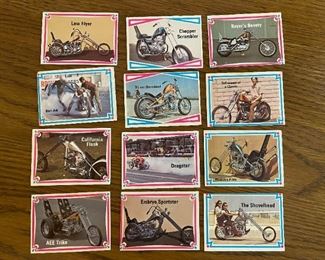 Vintage Motorcycle / Hot Bike Trading Cards (Photo 1 of 4)